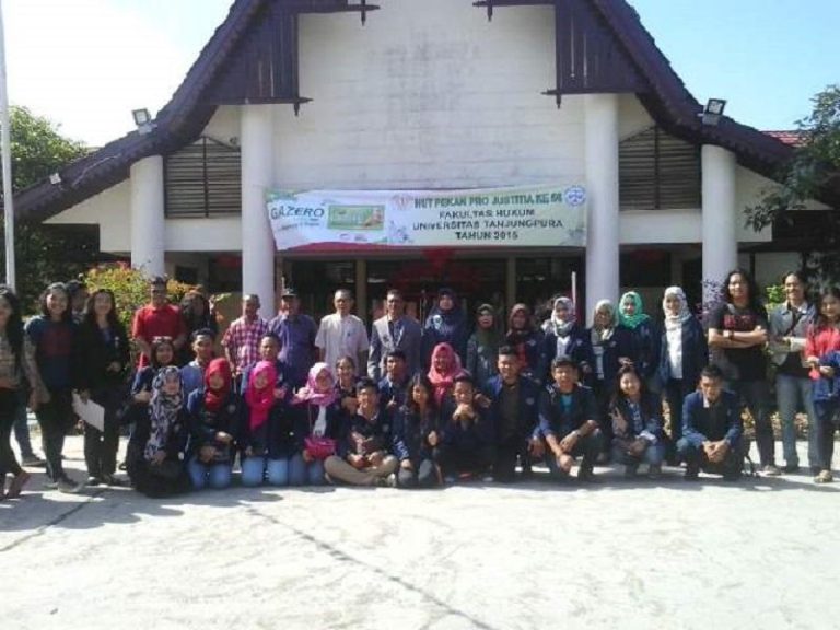 HUT Fakultas Hukum Untan ke-56, PPJ Adakan Upacara Lebih Awal