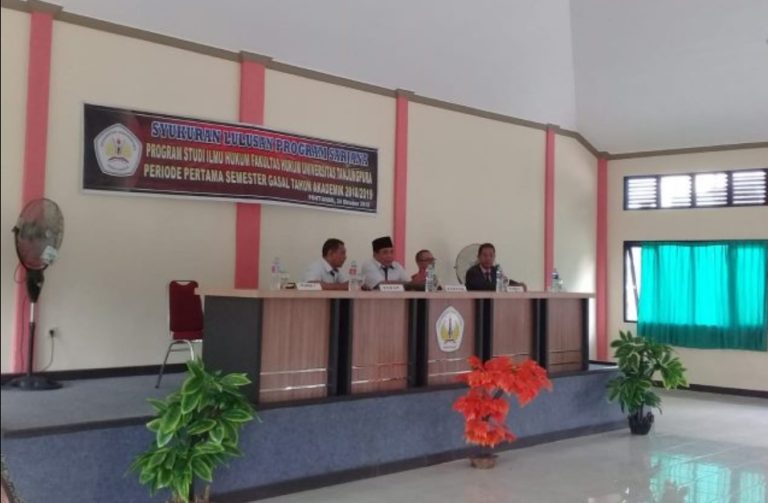 Syukuran & Pelepasan Wisudawan Fakultas Hukum Untan Periode I Tahun Akademik 2018-2019