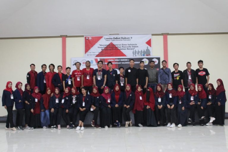 Kegiatan Lomba Debat Hukum Yang Ke-9 Fakultas Hukum Untan