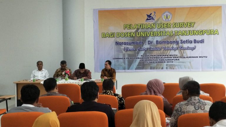 Pelatihan User Survey untuk Pusat Karir di Untan