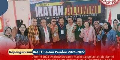 Maxie Andi Mendur Ketuai IKA FH Untan 2023-2027