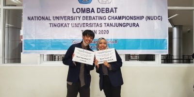Fakultas Hukum Juara I Lomba Debat NUDC Tingkat UNTAN 2020