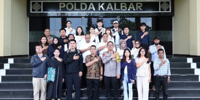 Visitasi Fakultas Hukum Universitas Tanjungpura dan Guangxi University ke Polda Kalbar