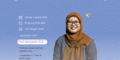 JUSTITIA CLUB MENGADAKAN ACARA BEDAH KASUS ISU “UPDATE”
