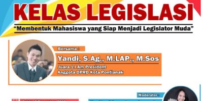 Kelas Legislasi Pertama Kali Digelar Oleh DPM Hukum Untan