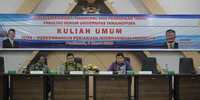 Kuliah Umum Sesditjen Kemenlu Oleh Fakultas Hukum Untan