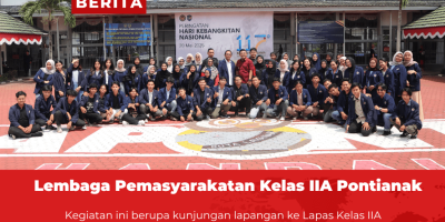 Praktik Penologi, Mahasiswa FH Untan Kunjungi Lapas Pelajari Rehabilitasi Narapidana