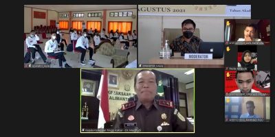 Pelaksanaan PKKMB FH UNTAN Tahun Akademik 2021/2022