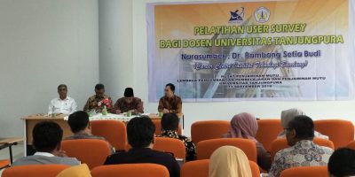 Penyelenggaraan Pelatihan User Survey untuk Pusat Karir di Untan