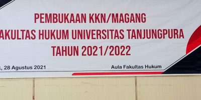 Pembukaan KKN FH UNTAN 2021/2022