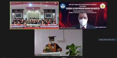 Yudisium Perdana FH Untan Di Masa Pandemi Covid-19